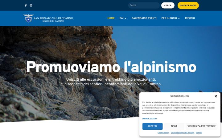 Екранна снимка на caisandonato.it