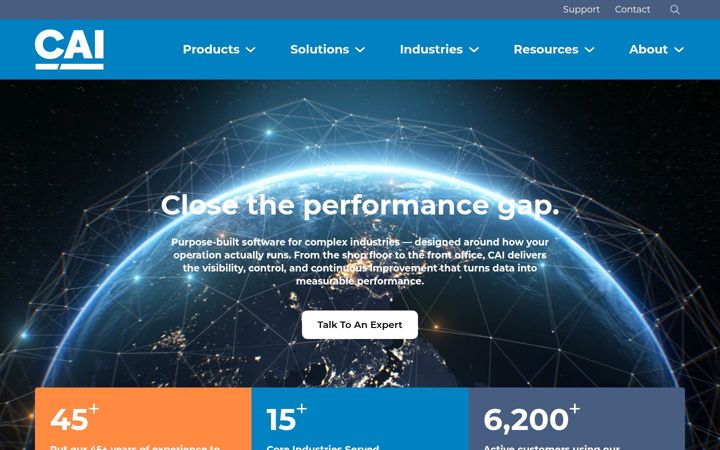 Kuvakaappaus sivustosta caisoft.com