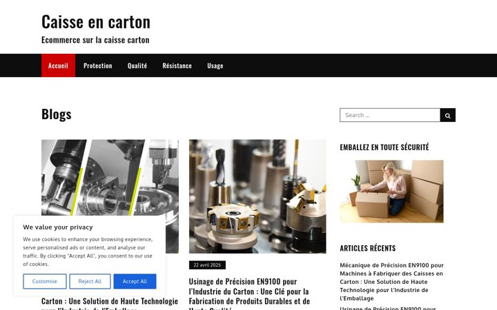 Screenshot of caissecarton.fr