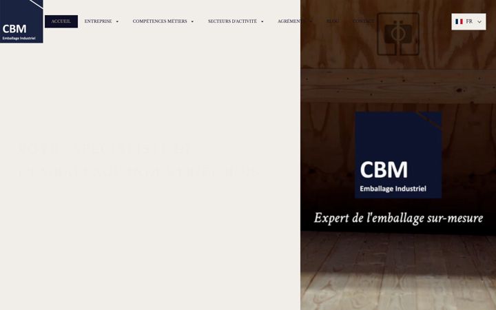 Screenshot of caisserie-cbm.fr