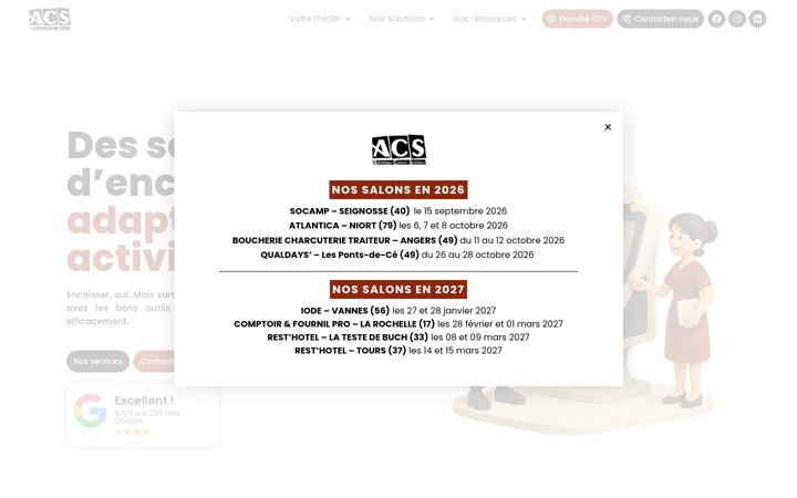 Screenshot of caissesenregistreuses.fr