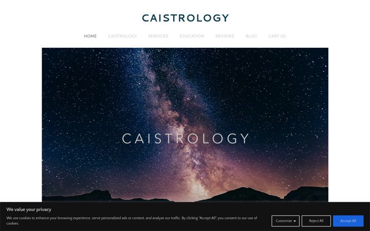 Screenshot of caistrology.com