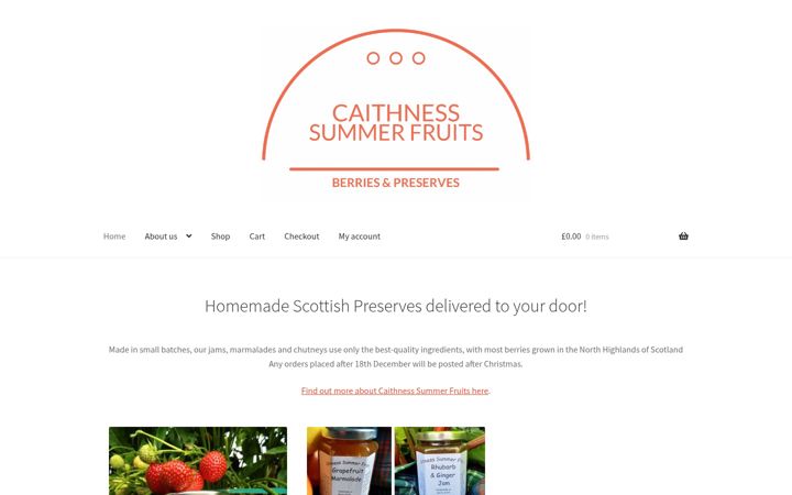 Screenshot of caithnesssummerfruits.co.uk