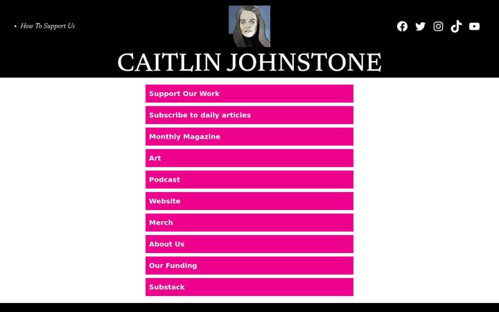 Screenshot of caitlinjohnstone.com