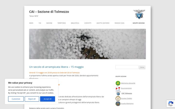 Screenshot of caitolmezzo.it