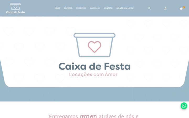 Screenshot of caixadefestalocacoes.com.br