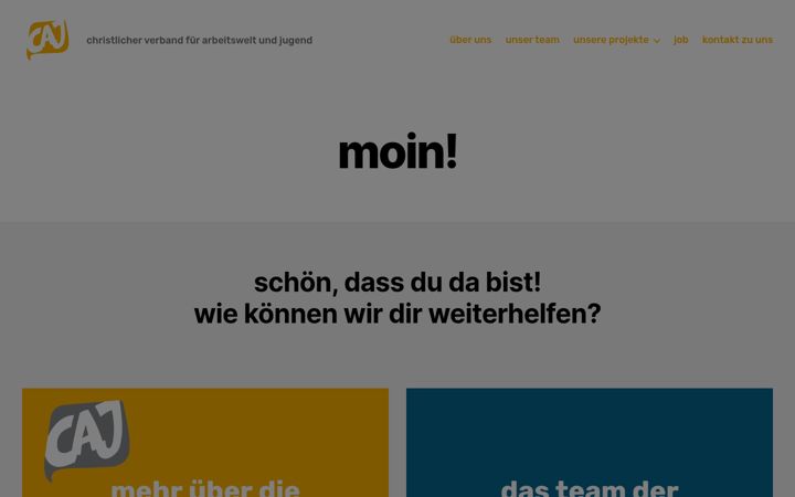 Screenshot von caj-hamburg.de