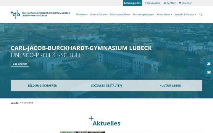 Screenshot of cajabu.de