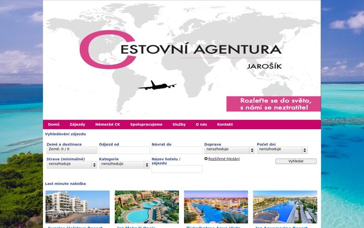 Screenshot of cajarosik.cz