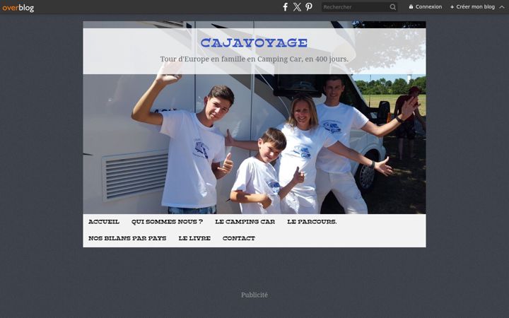 Screenshot of cajavoyage.com