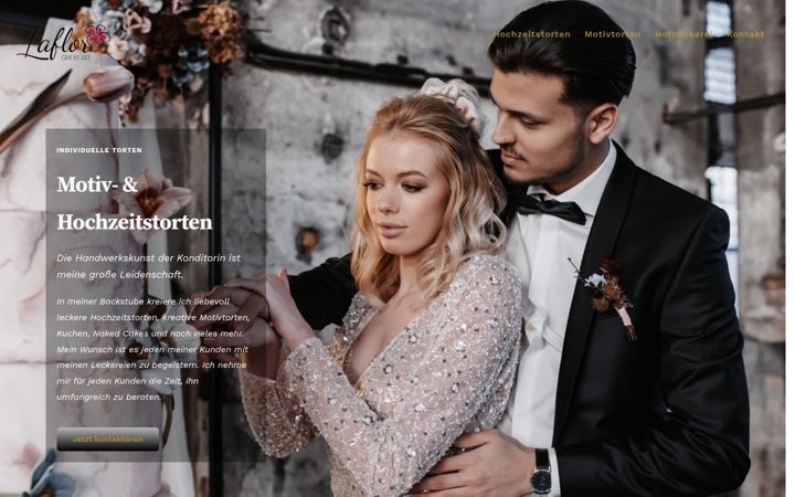 Screenshot of cake-by-laflor.de