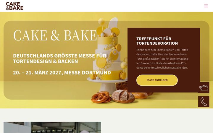 Screenshot von cakeandbakemesse.de