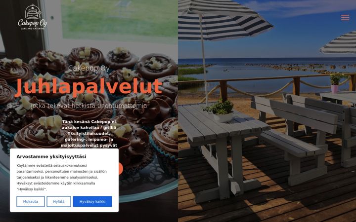 Screenshot of cakepopoy.com