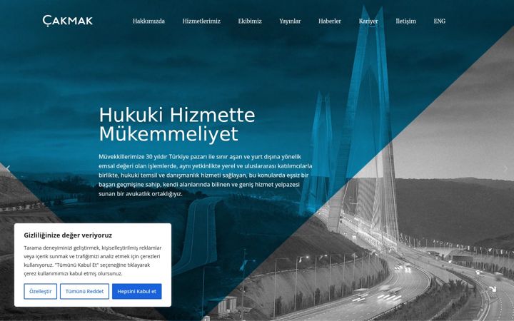 Ekrano kopija cakmak.av.tr