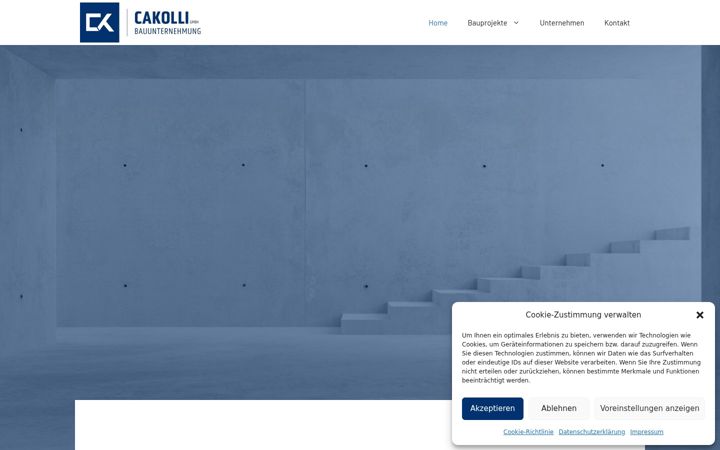 Screenshot of cakollibau-gmbh.de