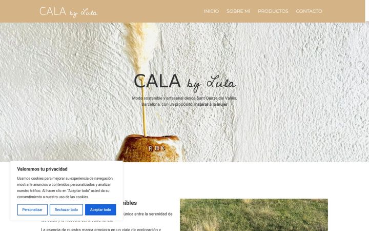 Snímek obrazovky cala-bylula.es