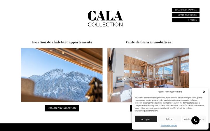 Screenshot of cala-collection.fr