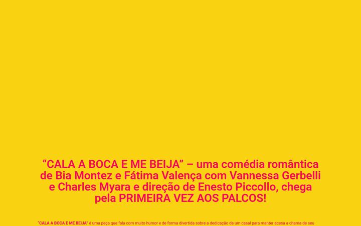 Screenshot of calabocaemebeija.com.br