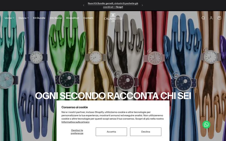 Screenshot of calabritto28.it