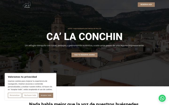 Screenshot of calaconchin.es