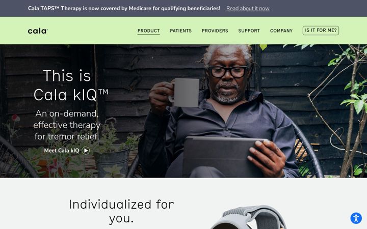 Screenshot of calahealth.com