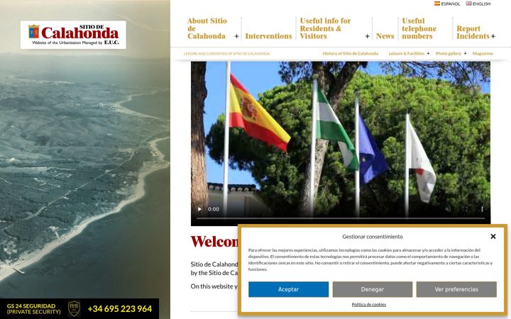 Screenshot of calahondaeuc.com
