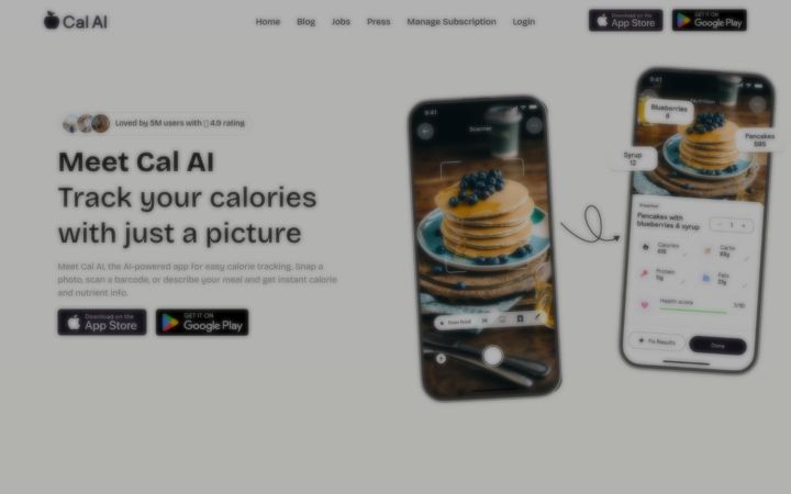 Screenshot of calai.app