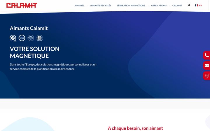 Screenshot of calamit.fr