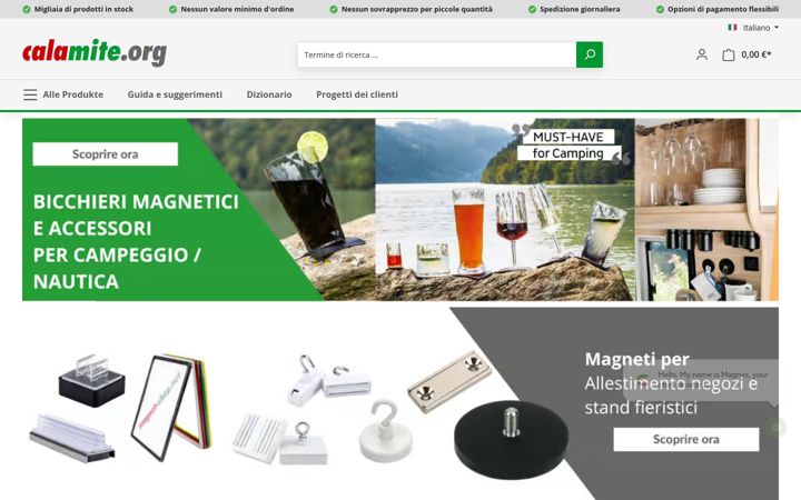 Screenshot of calamite.org