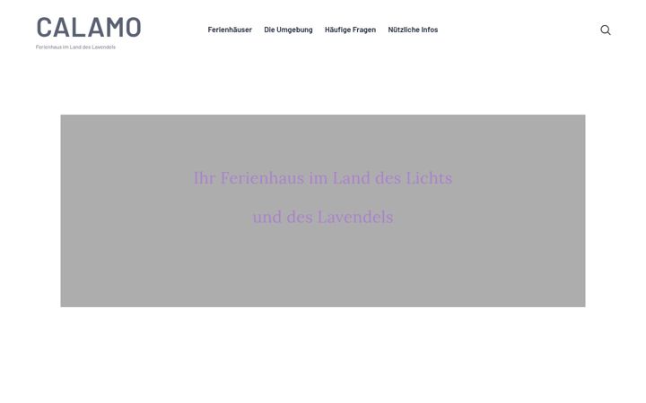 Screenshot of calamo.eu