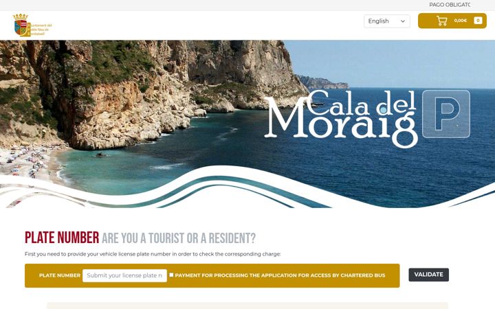 Screenshot of calamoraig.es