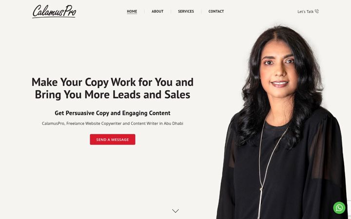 Screenshot of calamuspro.com