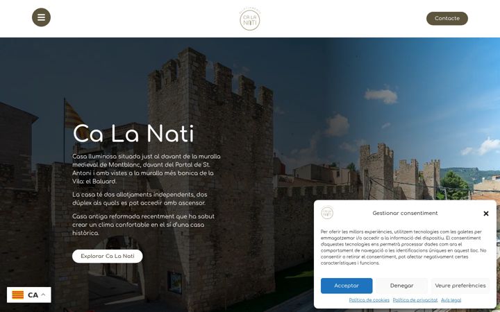 Screenshot of calanati.com