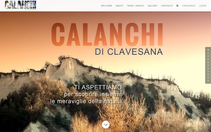 Skjámynd af calanchidiclavesana.it