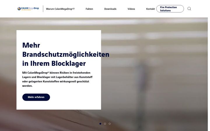 Screenshot of calanmegadrop.de