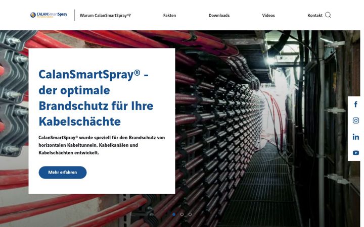 Screenshot of calansmartspray.de