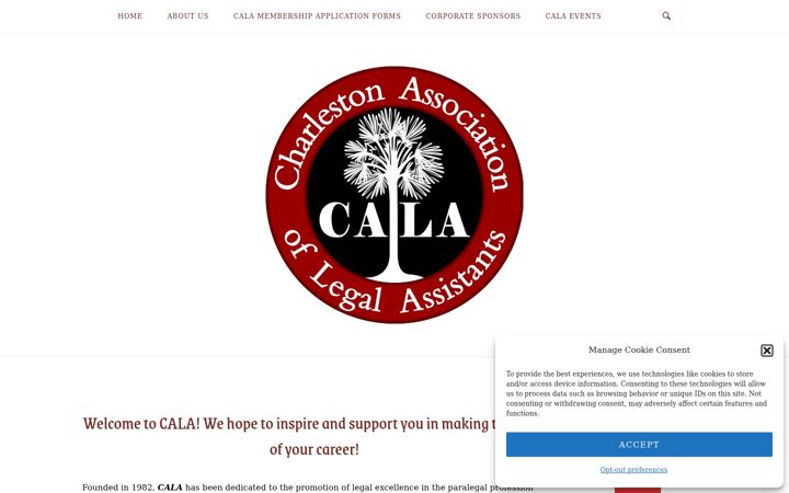 Screenshot of calasc.org