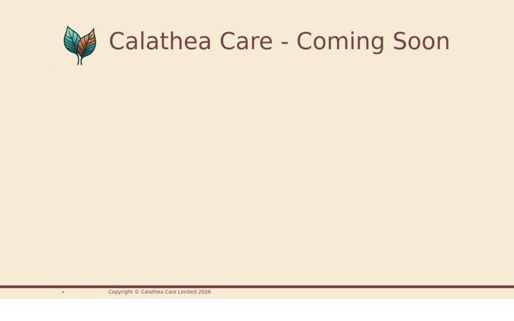 Screenshot of calatheacare.com