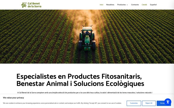 Screenshot of calbenetdelasorra.com