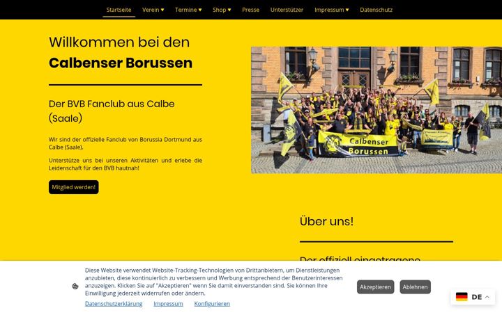 Screenshot of calbenserborussen.de
