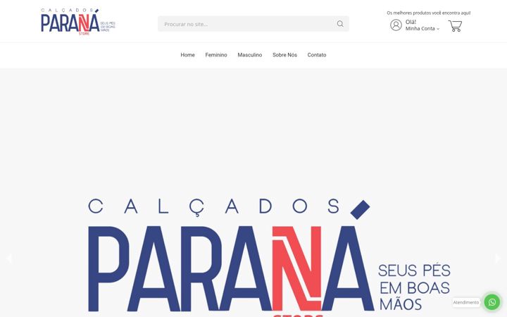 Zrzut ekranu calcadosparana.com.br