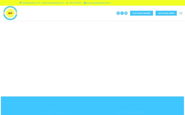 Screenshot of calcettotenniscampibisenzio.com