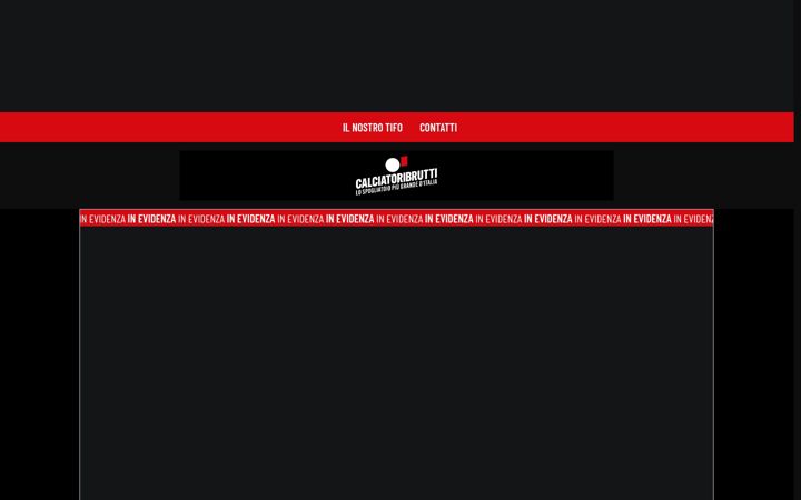 Screenshot of calciatoribrutti.com