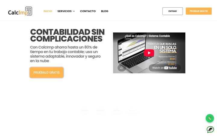 Screenshot of calcimp.com