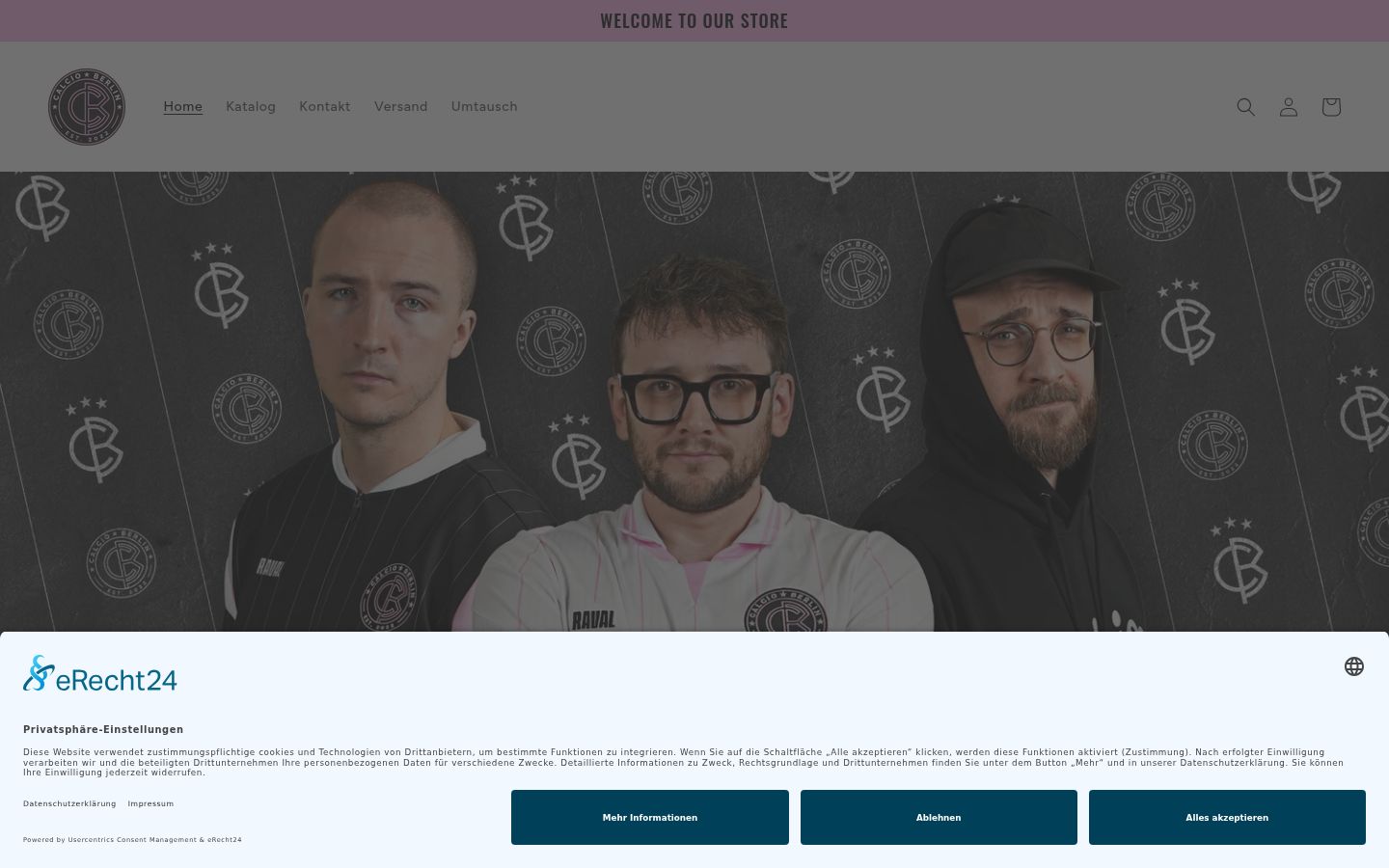 Screenshot tal-banner tal-kunsens muri qabel kwalunkwe interazzjoni