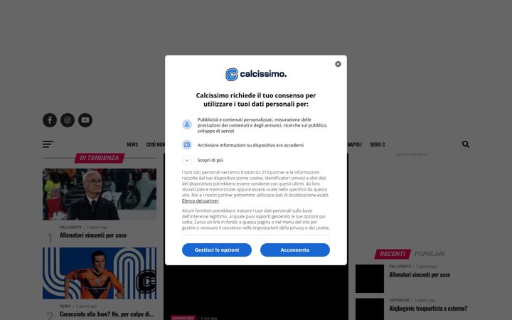 Screenshot of calcissimo.com