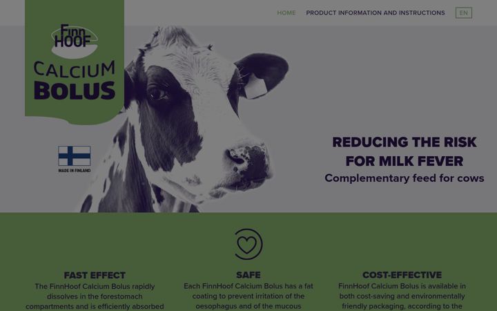 Screenshot of calciumbolus.fi