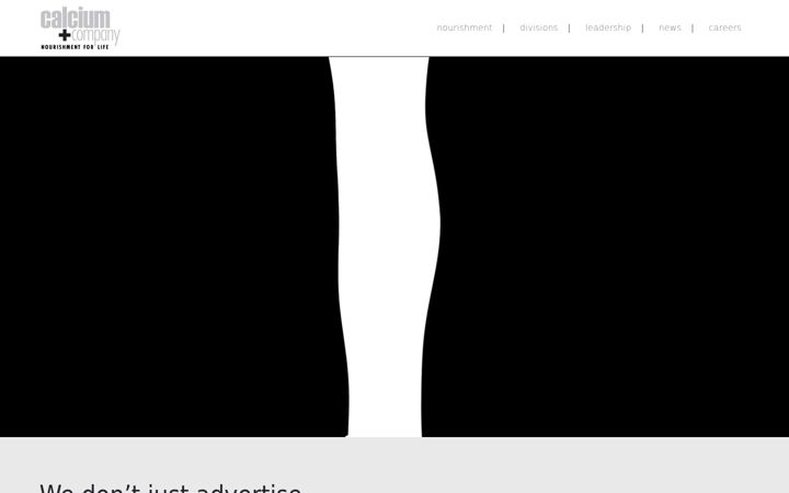 Screenshot of calciumco.com