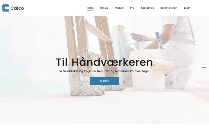 Screenshot of calco.dk