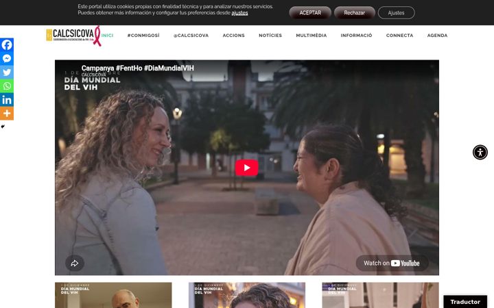 Screenshot of calcsicova.org
